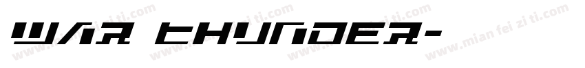 war thunder字体转换